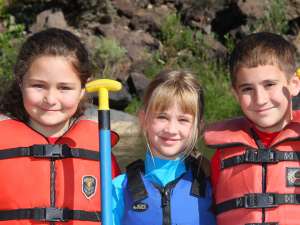 Kids love rafting in New Mexico