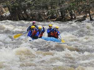 Rafting Millers River in Connecticut