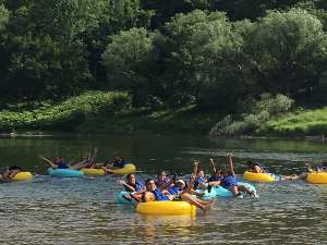 Tubing on the Delaware