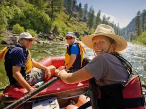Row Middle Fork Salmon River Rafting Guide Smile Copy