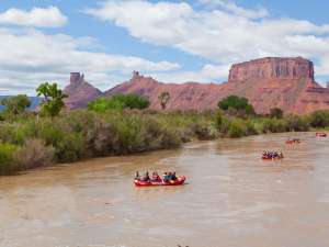 Colorado River rafting near Moab, Utah